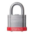 Accuform STOPOUT LAMINATED STEEL PADLOCKS KDL905RD KDL905RD